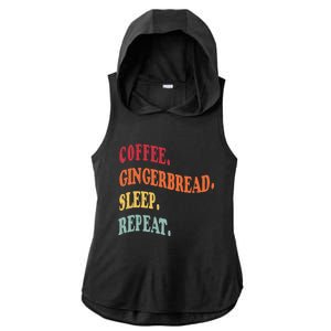 Coffee Gingerbread Sleep Christmas Baking Xmas Holiday Bake Ladies PosiCharge Tri-Blend Wicking Draft Hoodie Tank