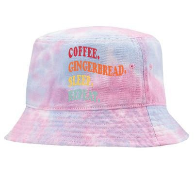 Coffee Gingerbread Sleep Christmas Baking Xmas Holiday Bake Tie-Dyed Bucket Hat