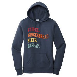 Coffee Gingerbread Sleep Christmas Baking Xmas Holiday Bake Women's Pullover Hoodie