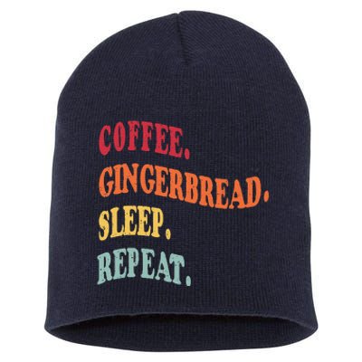 Coffee Gingerbread Sleep Christmas Baking Xmas Holiday Bake Short Acrylic Beanie