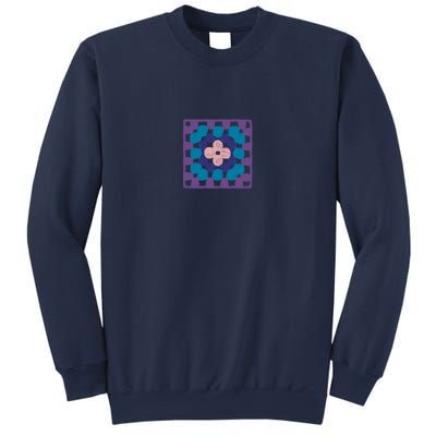 Crochet Granny Square Sweatshirt