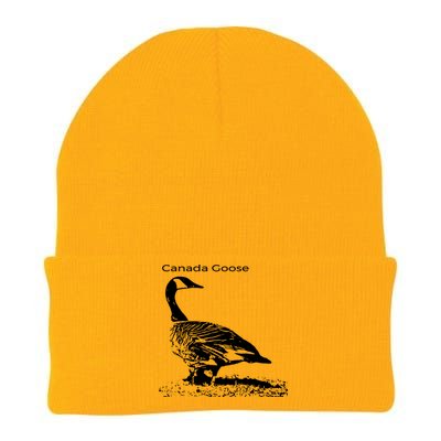 Canada Goose Standing Gift Waterfowl Lover Knit Cap Winter Beanie