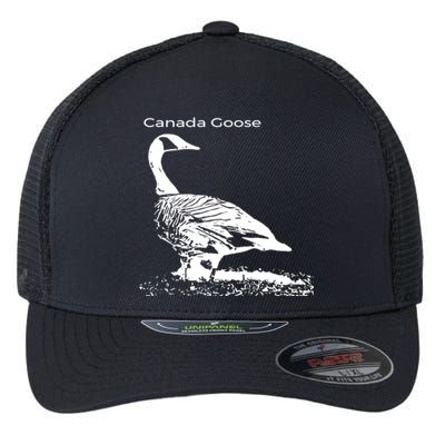 Canada Goose Standing Gift Waterfowl Lover Flexfit Unipanel Trucker Cap