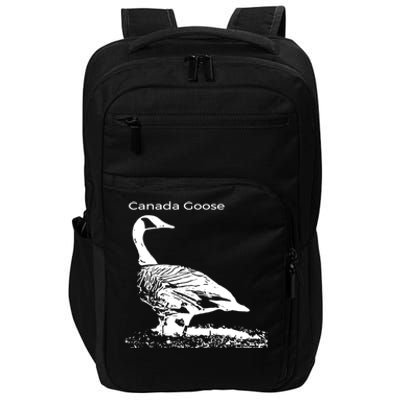 Canada Goose Standing Gift Waterfowl Lover Impact Tech Backpack