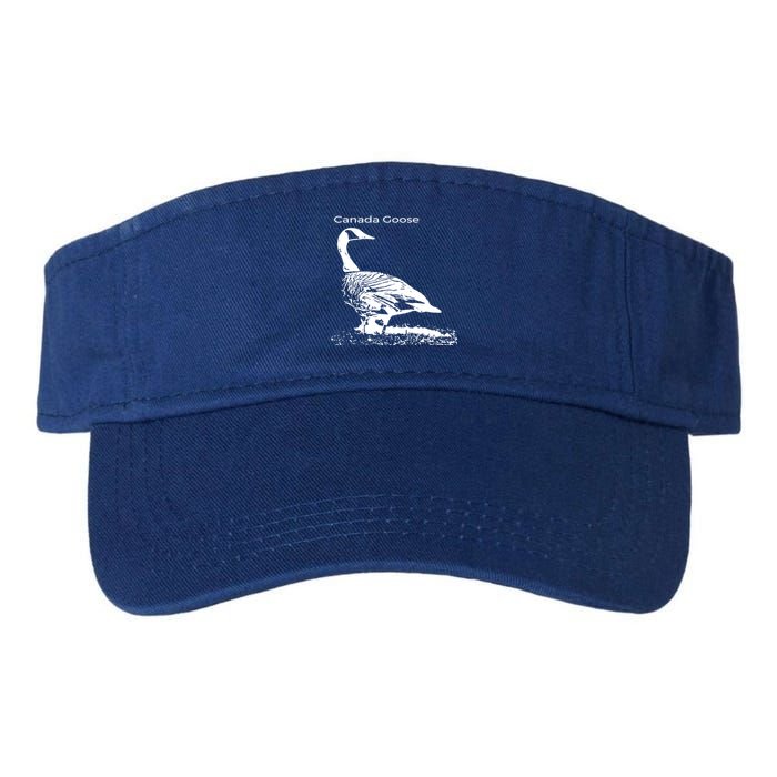 Canada Goose Standing Gift Waterfowl Lover Valucap Bio-Washed Visor