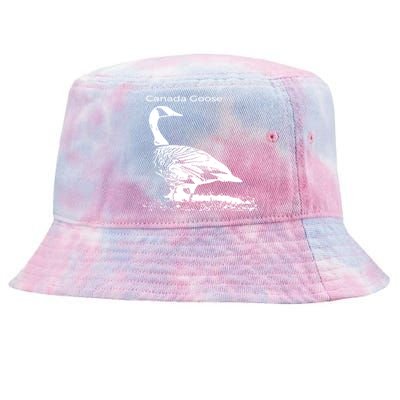 Canada Goose Standing Gift Waterfowl Lover Tie-Dyed Bucket Hat