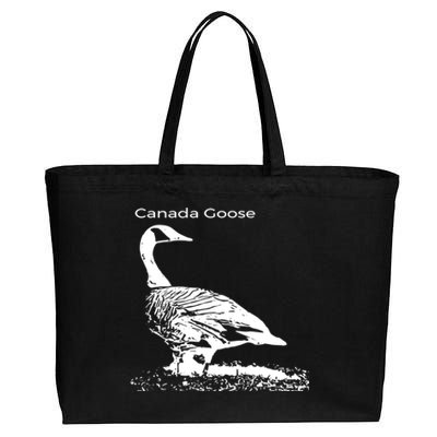 Canada Goose Standing Gift Waterfowl Lover Cotton Canvas Jumbo Tote