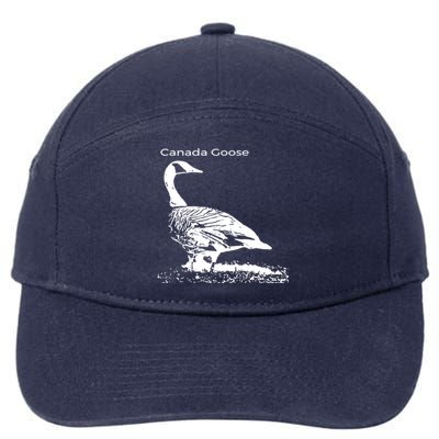 Canada Goose Standing Gift Waterfowl Lover 7-Panel Snapback Hat