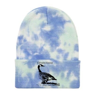 Canada Goose Standing Gift Waterfowl Lover Tie Dye 12in Knit Beanie