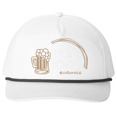 Cornhole Gift Sinkin & Drinkin Snapback Five-Panel Rope Hat