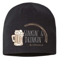 Cornhole Gift Sinkin & Drinkin Sustainable Beanie