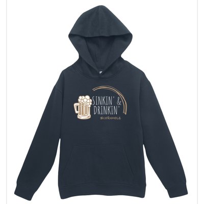 Cornhole Gift Sinkin & Drinkin Urban Pullover Hoodie