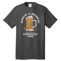 Cornhole Gift Sinkin & Drinkin Tall T-Shirt