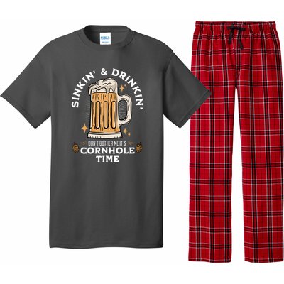 Cornhole Gift Sinkin & Drinkin Pajama Set