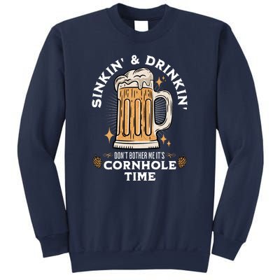 Cornhole Gift Sinkin & Drinkin Sweatshirt