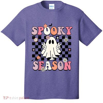 Cute Ghost Spooky Season Funny Halloween T-Shirt