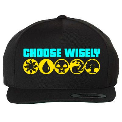 Choose Gamer Symbols Wool Snapback Cap