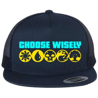 Choose Gamer Symbols Flat Bill Trucker Hat