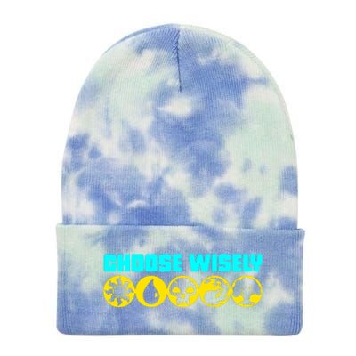 Choose Gamer Symbols Tie Dye 12in Knit Beanie