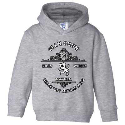 Clan Gunn Scottish Kilt Highland Games Toddler Hoodie
