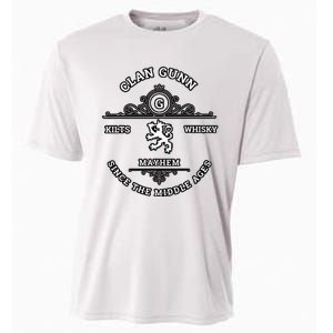 Clan Gunn Scottish Kilt Highland Games Cooling Performance Crew T-Shirt