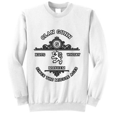 Clan Gunn Scottish Kilt Highland Games Sweatshirt
