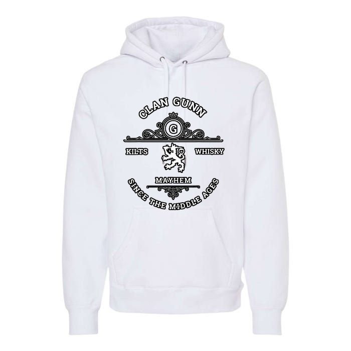 Clan Gunn Scottish Kilt Highland Games Premium Hoodie