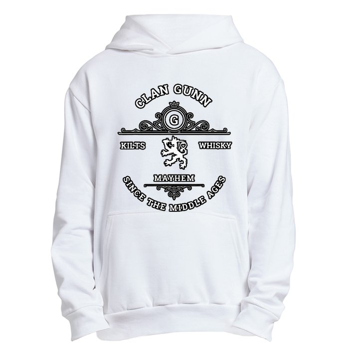 Clan Gunn Scottish Kilt Highland Games Urban Pullover Hoodie