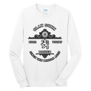 Clan Gunn Scottish Kilt Highland Games Tall Long Sleeve T-Shirt