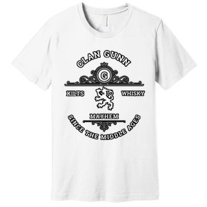 Clan Gunn Scottish Kilt Highland Games Premium T-Shirt