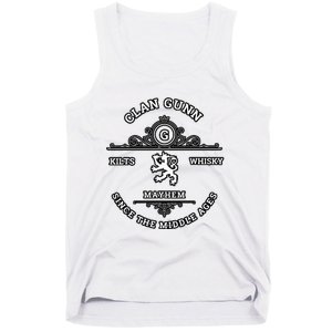 Clan Gunn Scottish Kilt Highland Games Tank Top