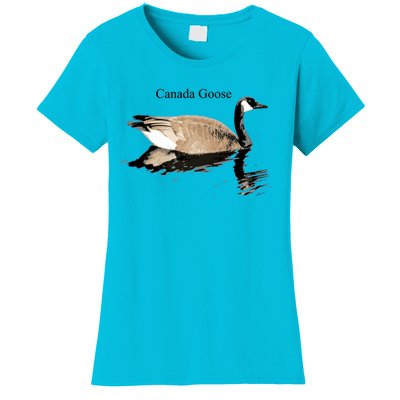 Canada Goose Swimming Gift Waterfowl Lover Women's T-Shirt