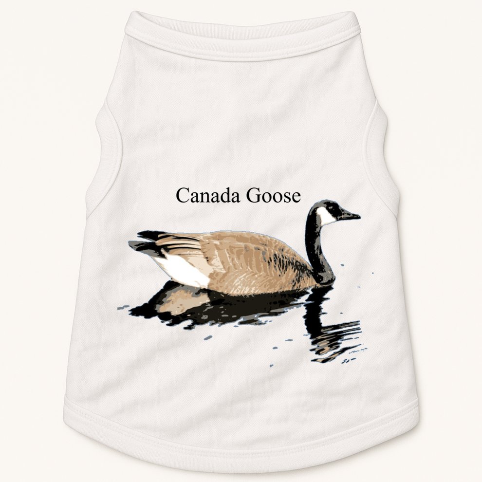 Canada Goose Swimming Gift Waterfowl Lover Doggie Tank