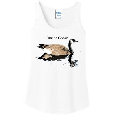 Canada Goose Swimming Gift Waterfowl Lover Ladies Essential Tank