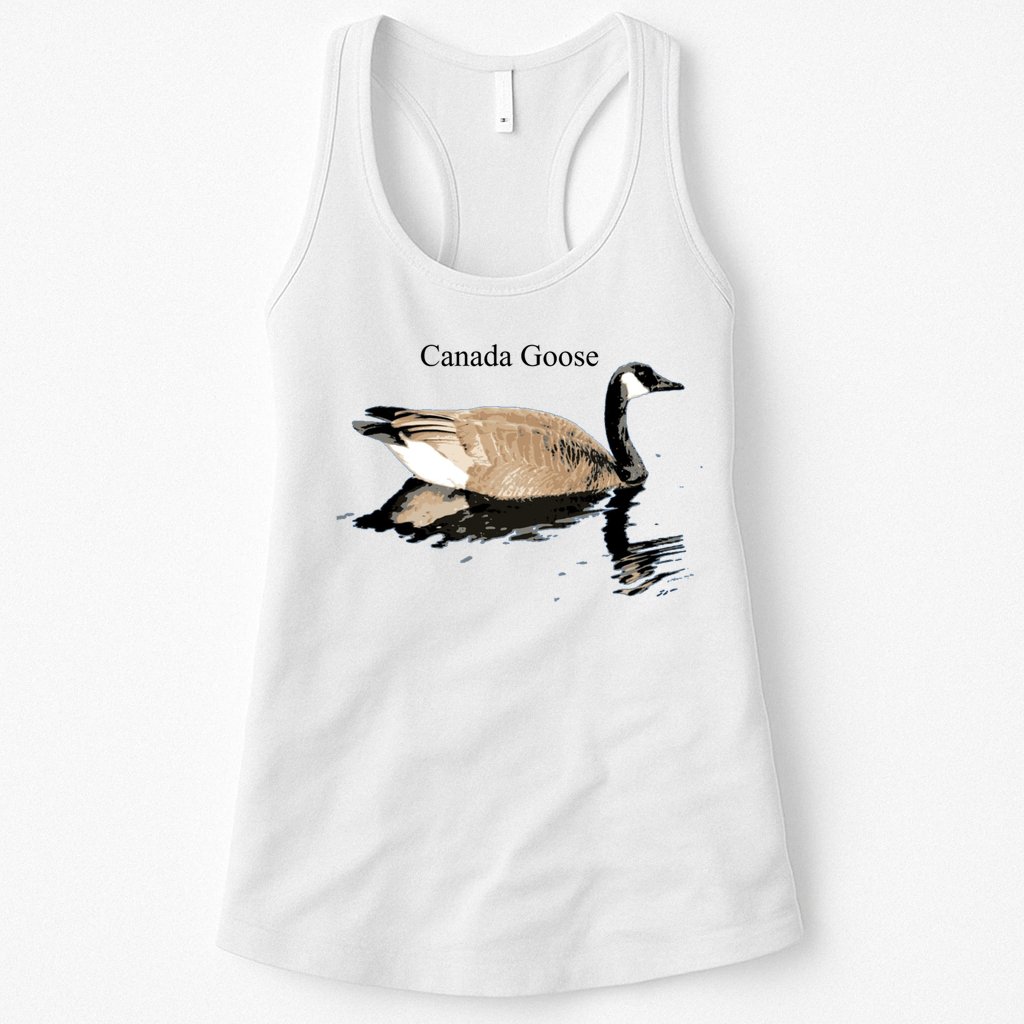 Canada Goose Swimming Gift Waterfowl Lover Womens Tank Top
