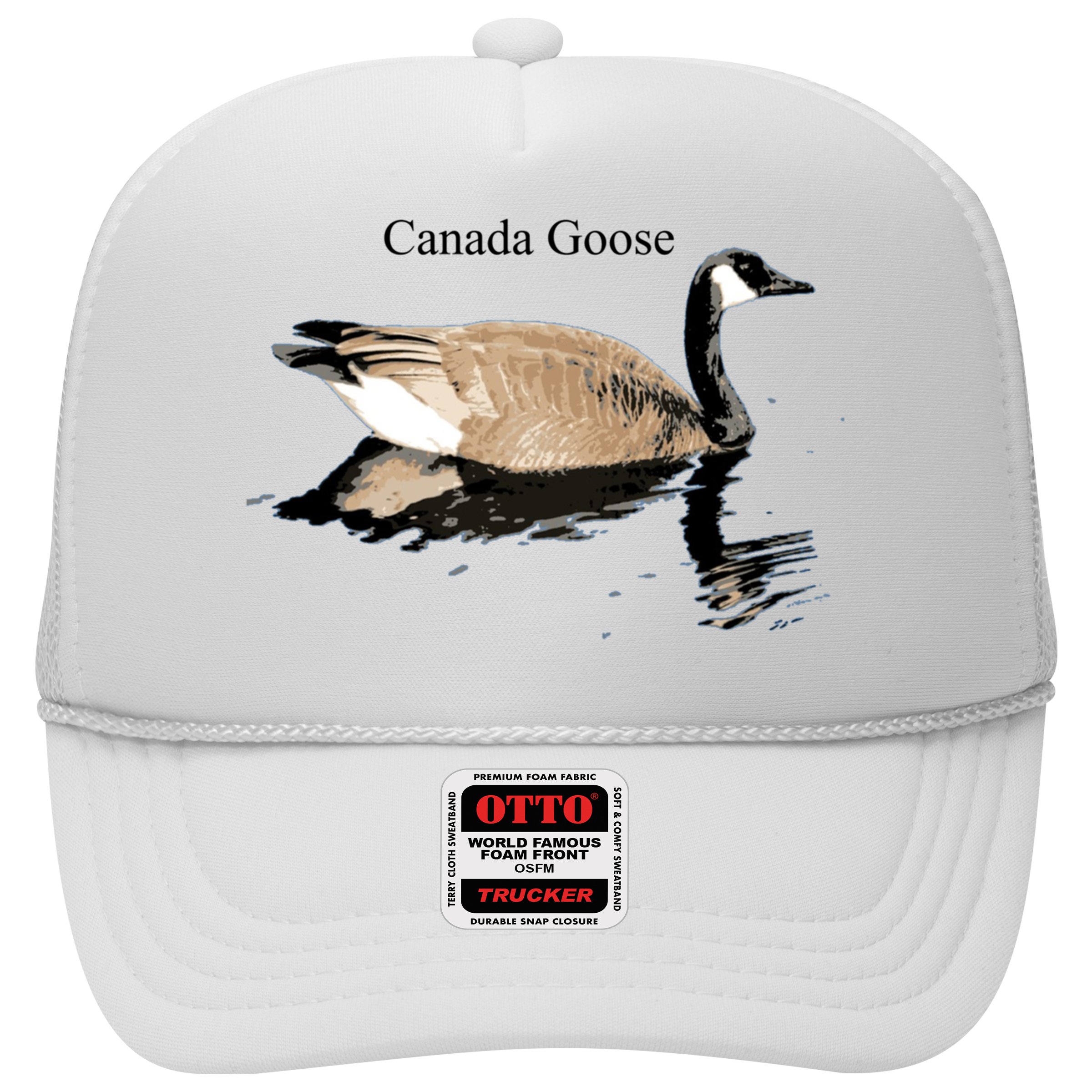 Canada Goose Swimming Gift Waterfowl Lover Hat