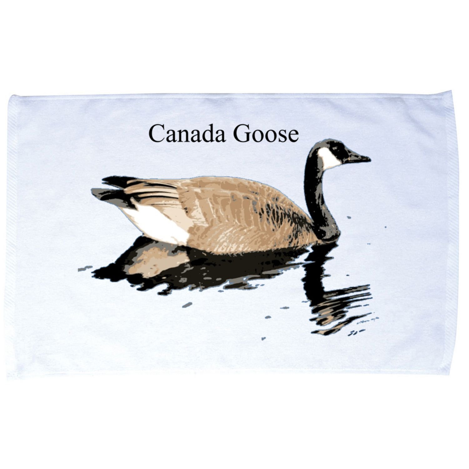 Canada Goose Swimming Gift Waterfowl Lover Microfiber Hand Towel