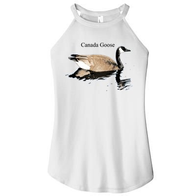 Canada Goose Swimming Gift Waterfowl Lover Women's Perfect Tri Rocker Tank
