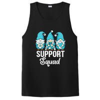 Cute Gnomes Support Squad Survivor Cervical Cancer Awareness PosiCharge Competitor Tank