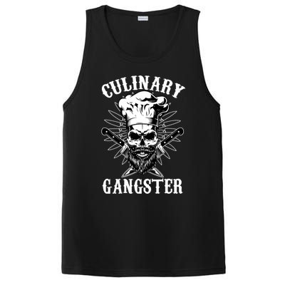 Culinary Gangster Skeleton Chef Funny Cooking Cook Meaningful Gift PosiCharge Competitor Tank