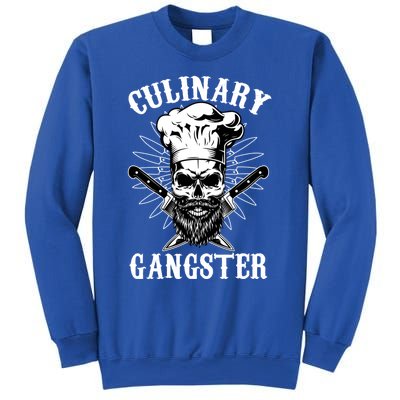 Culinary Gangster Skeleton Chef Funny Cooking Cook Meaningful Gift Sweatshirt