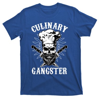 Culinary Gangster Skeleton Chef Funny Cooking Cook Meaningful Gift T-Shirt