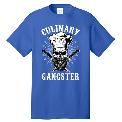 Culinary Gangster Skeleton Chef Funny Cooking Cook Meaningful Gift Tall T-Shirt