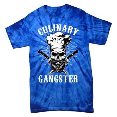 Culinary Gangster Skeleton Chef Funny Cooking Cook Meaningful Gift Tie-Dye T-Shirt