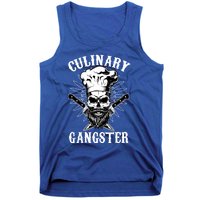 Culinary Gangster Skeleton Chef Funny Cooking Cook Meaningful Gift Tank Top