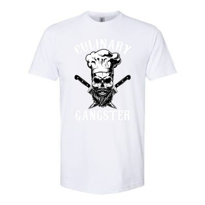 Culinary Gangster Skeleton Chef Funny Cooking Cook Meaningful Gift Softstyle CVC T-Shirt