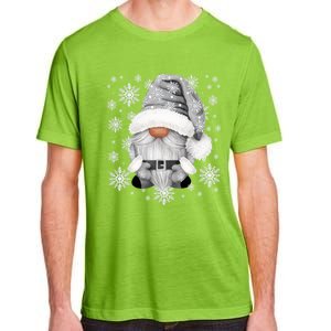 Cool Grey Santa Gnomie For Gothic And Emo With Winter Gnome Gift Adult ChromaSoft Performance T-Shirt