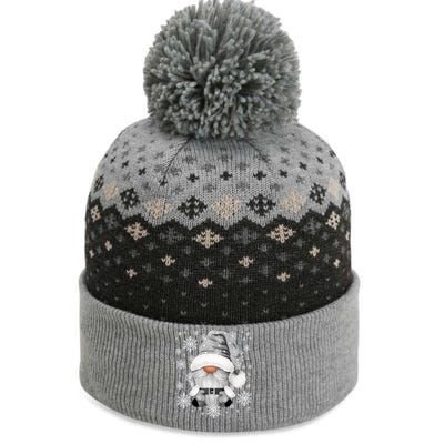 Cool Grey Santa Gnomie For Gothic And Emo With Winter Gnome Gift The Baniff Cuffed Pom Beanie