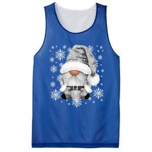 Cool Grey Santa Gnomie For Gothic And Emo With Winter Gnome Gift Mesh Reversible Basketball Jersey Tank