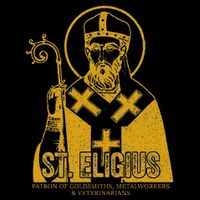 Catholicism Gold St. Eligius Jesus Catholic Christian Saint Cooling Performance Crew T-Shirt